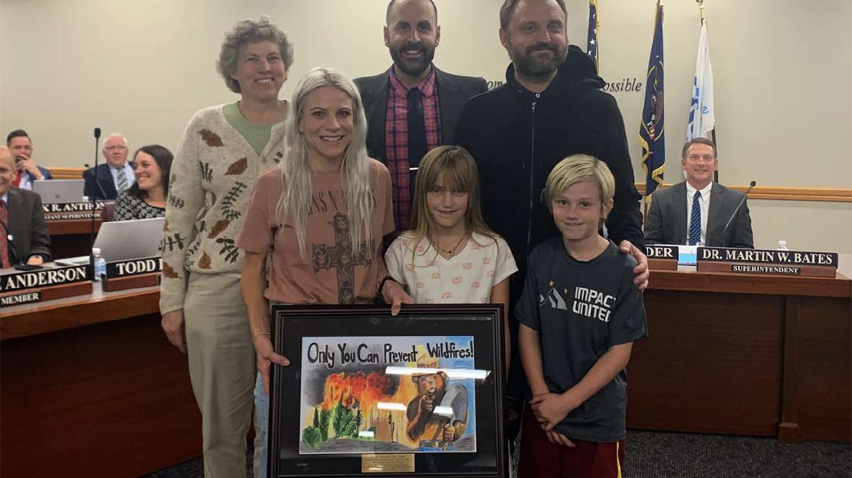 5th grader’s grand-prize poster drives home Smokey Bear’s message: ‘Only you can prevent wildfire’