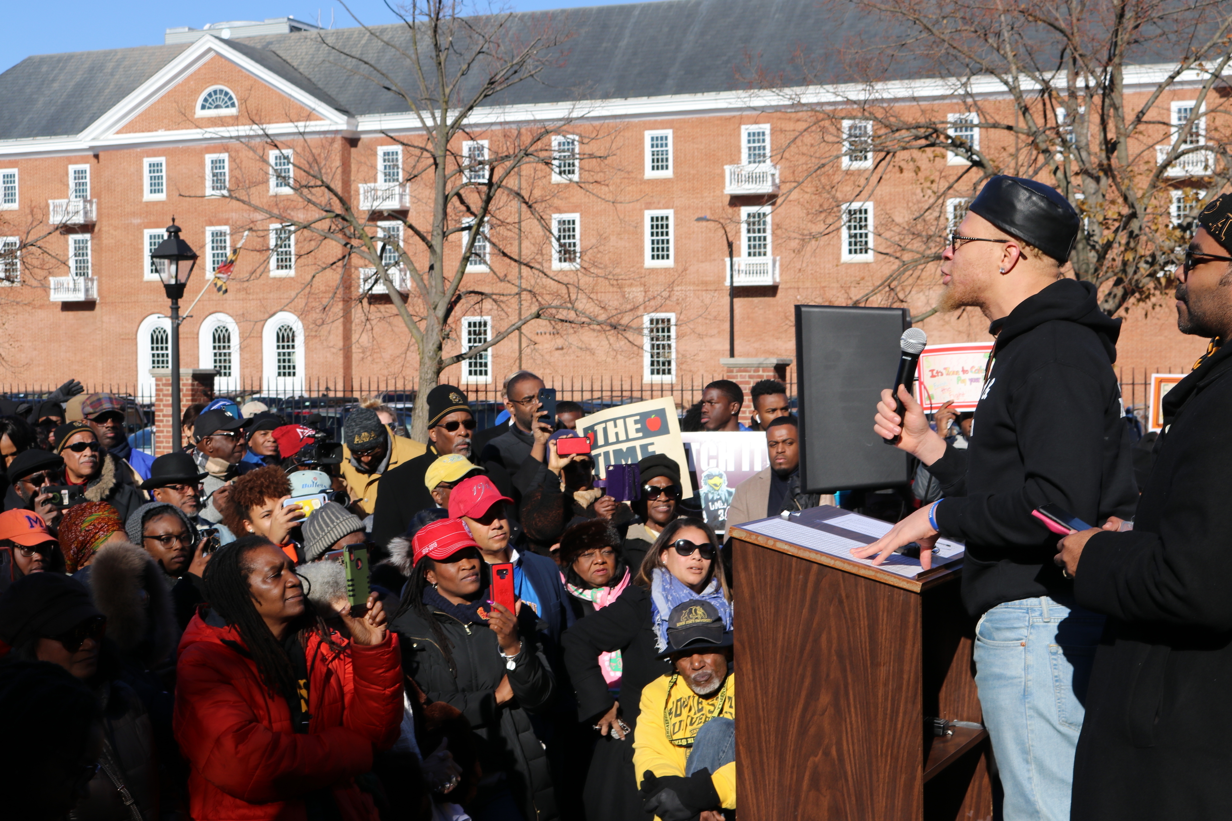 Buttigieg pledges $50B for HBCUs, as Maryland students rally