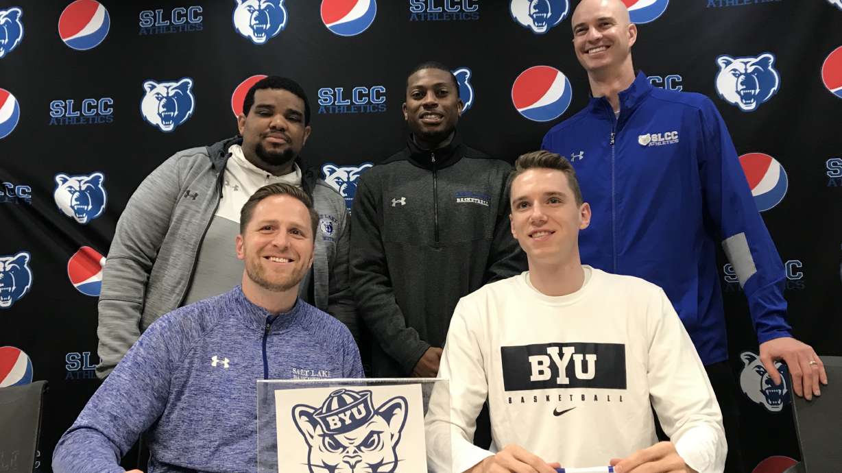 Long recruiting road for SLCC's Spencer Johnson ends in signing with BYU basketball