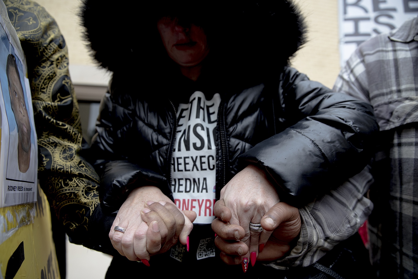 Supporters rally on behalf of death row inmate Rodney Reed