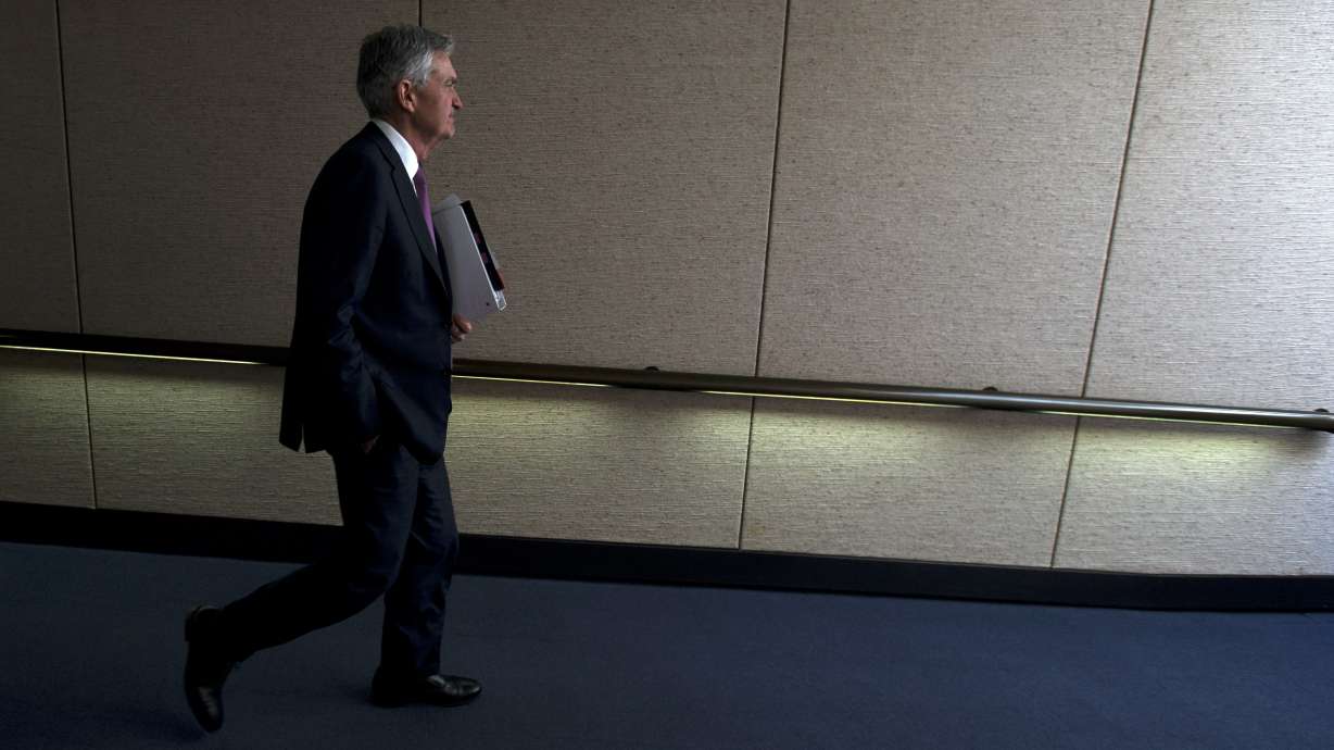 The Latest: Powell dismisses recession concerns