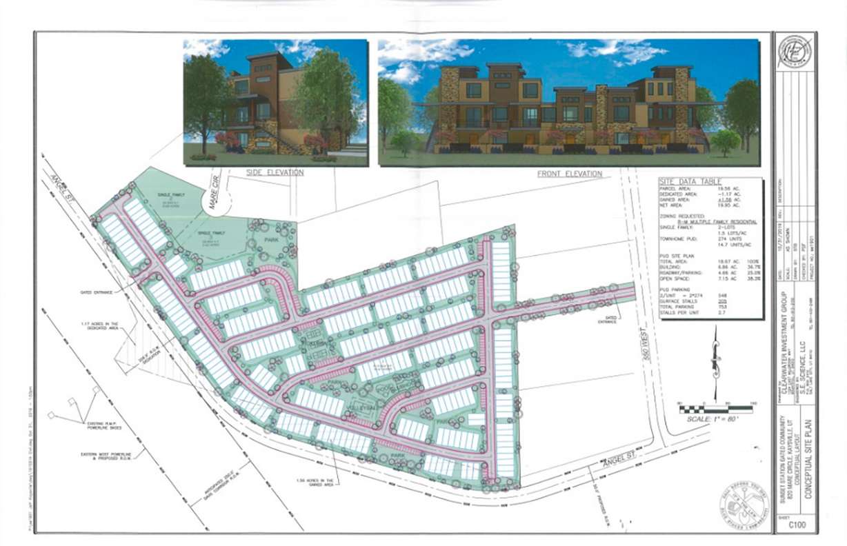 Rather than fight the process, Jeff Hansen is asking Kaysville City officials to rezone his property, which could allow for some combination of over 250 apartments and/or townhomes. Photo: Mike Anderson, KSL TV