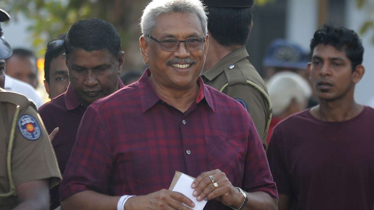 Former Sri Lankan defense chief wins presidential vote