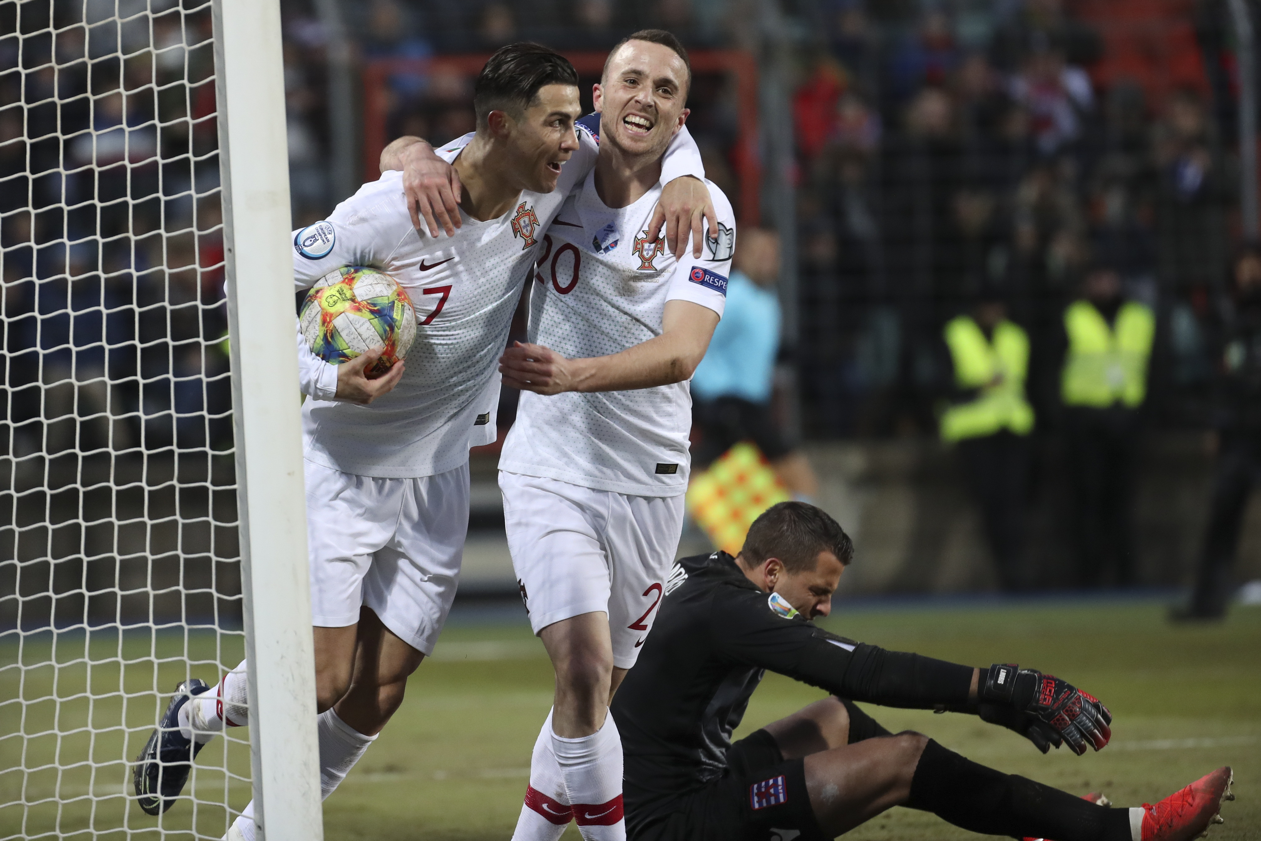 Ronaldo stuck on 99 goals but Portugal through to Euro 2020