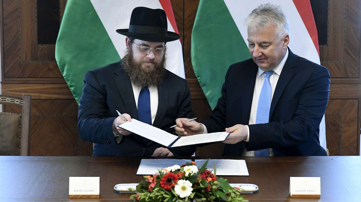 Hungary signs special agreement with Orthodox Jewish group
