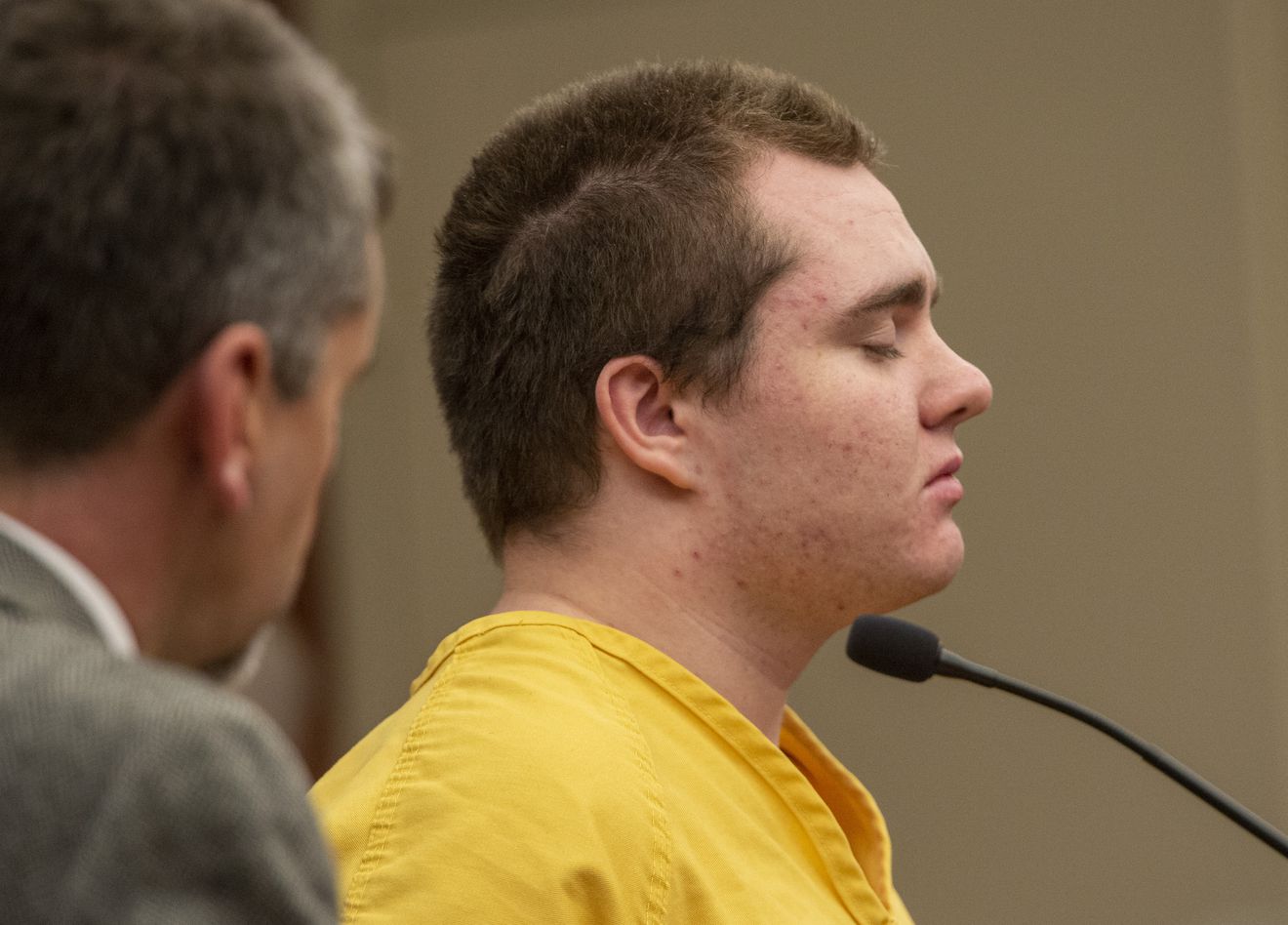 Jayden Sterzer, 19, who pleaded guilty to raping and killing his 12-year-old neighbor, Kailey Vijil, when he was 15 years old in 2015, is sentenced by Judge Paul Parker in 3rd District Court in Salt Lake City on Monday, Nov. 18, 2019. (Photo: Rick Egan, Pool)
