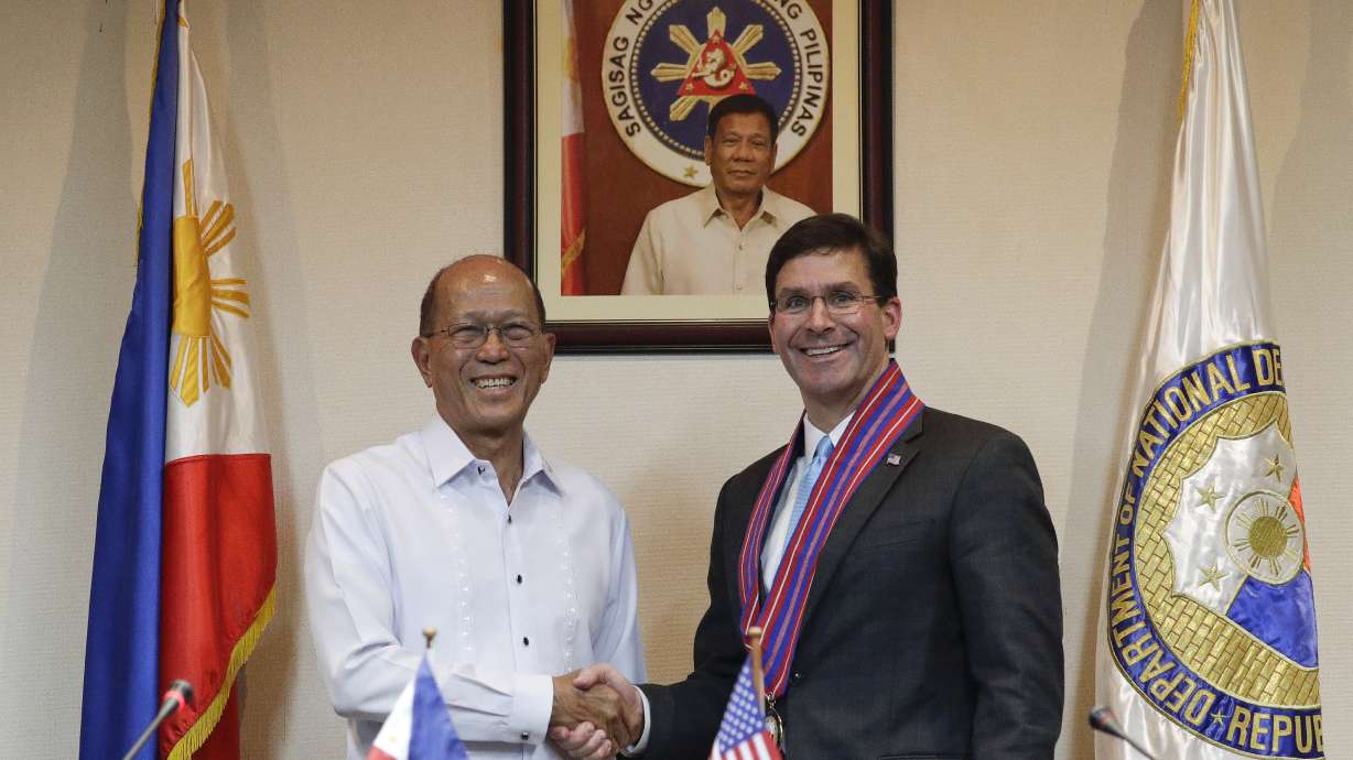 Esper urges ‘very public posture’ on Chinese sea claims