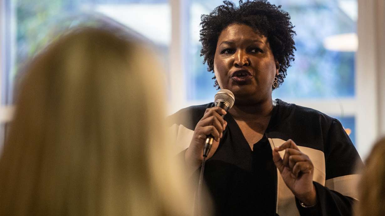 Democrat Stacey Abrams warns about about voter suppression
