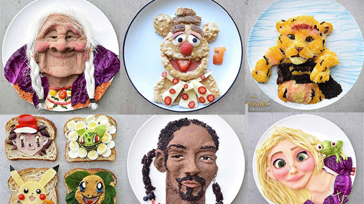 Have You Seen This? Mom uses food art featuring Disney characters, celebrities to help son eat healthy