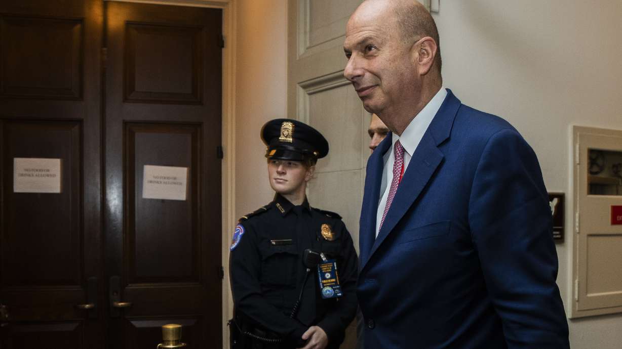 The Latest: Defense official testifies on aid to Ukraine