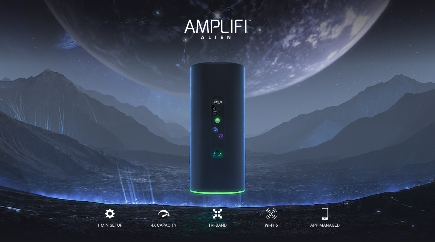 Ubiquiti Introduces AmpliFi Alien, A True Gigabit Whole-Home Wi-Fi 6 Experience