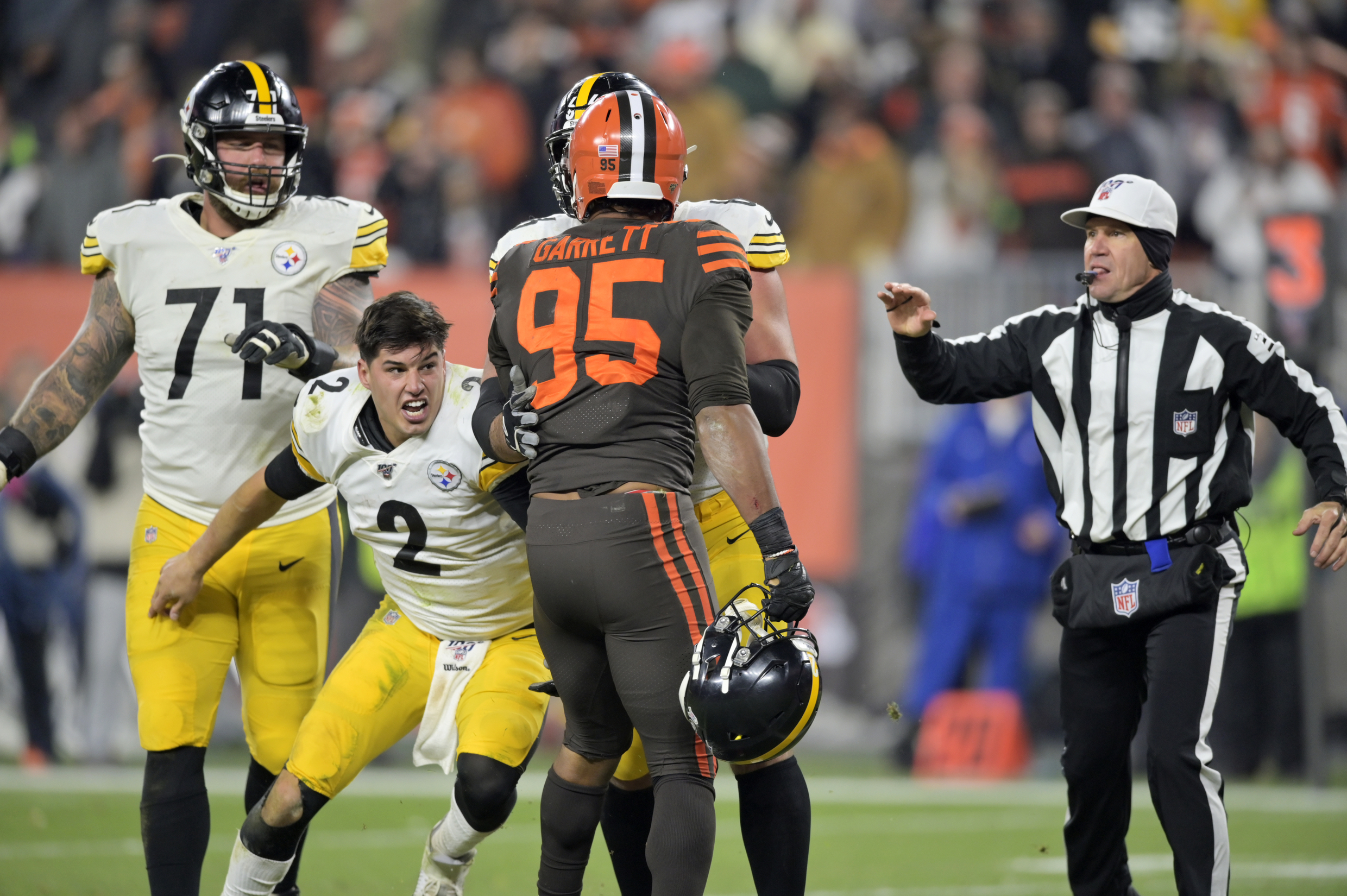 Steelers’ Rudolph: ‘No acceptable excuse’ for role in brawl