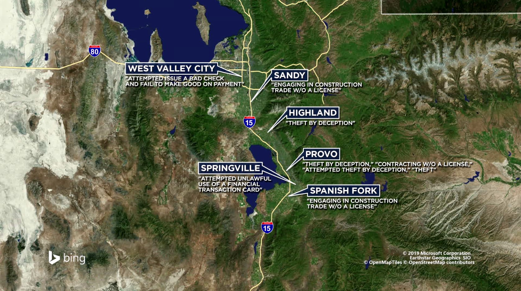 Sweat was referred for criminal charges across the Wasatch Front by DOPL. Photo: KSL TV