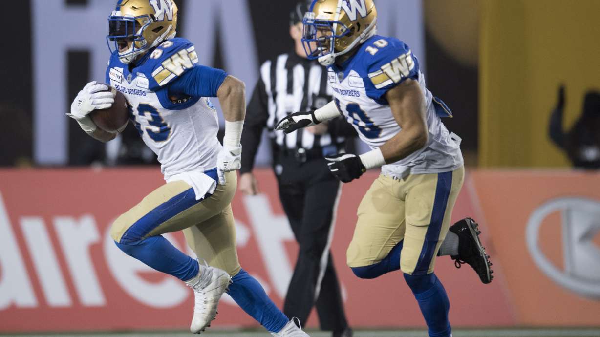 Winnipeg Blue Bombers win first Grey Cup title since 1990