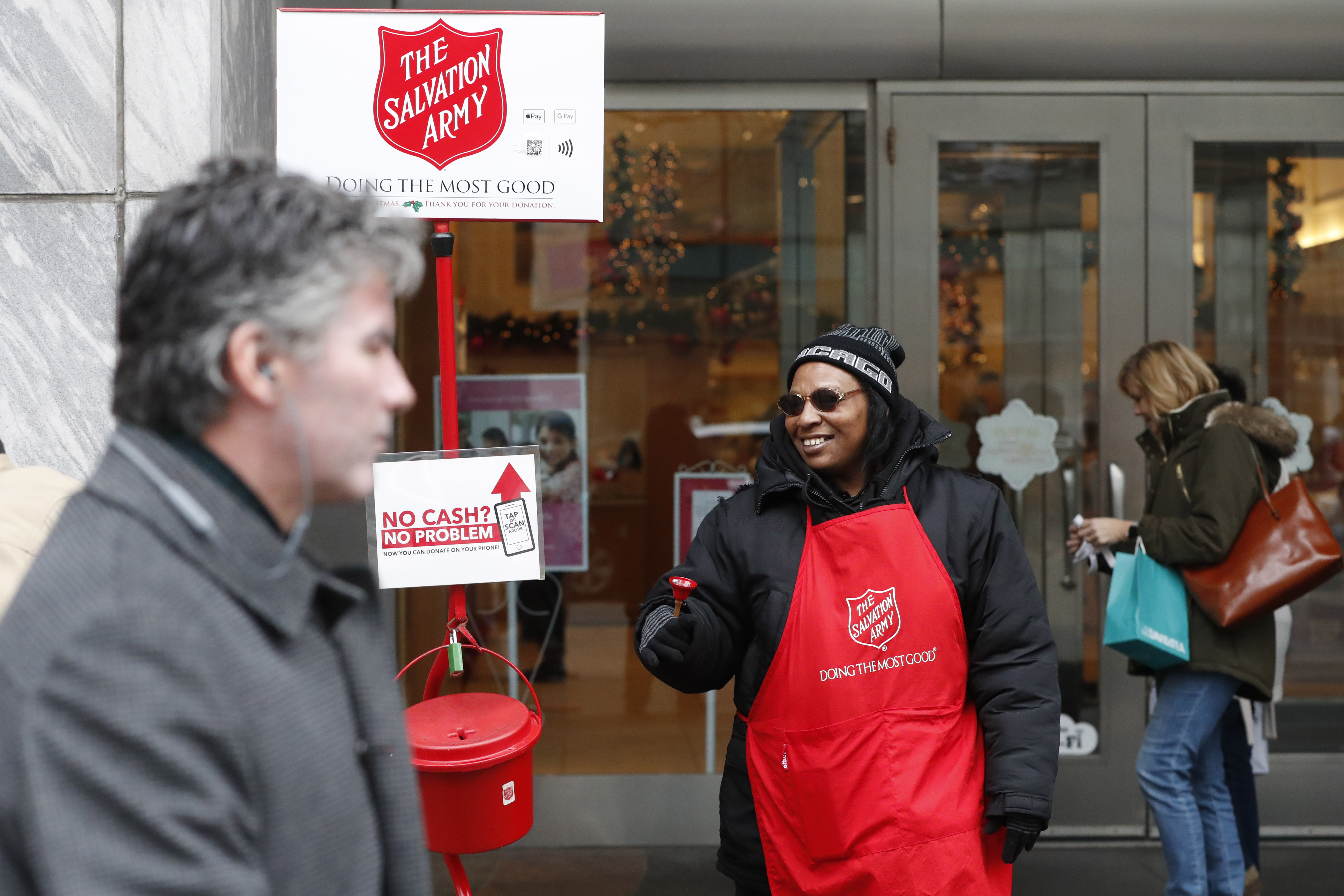 No cash? Salvation Army now accepting mobile donations