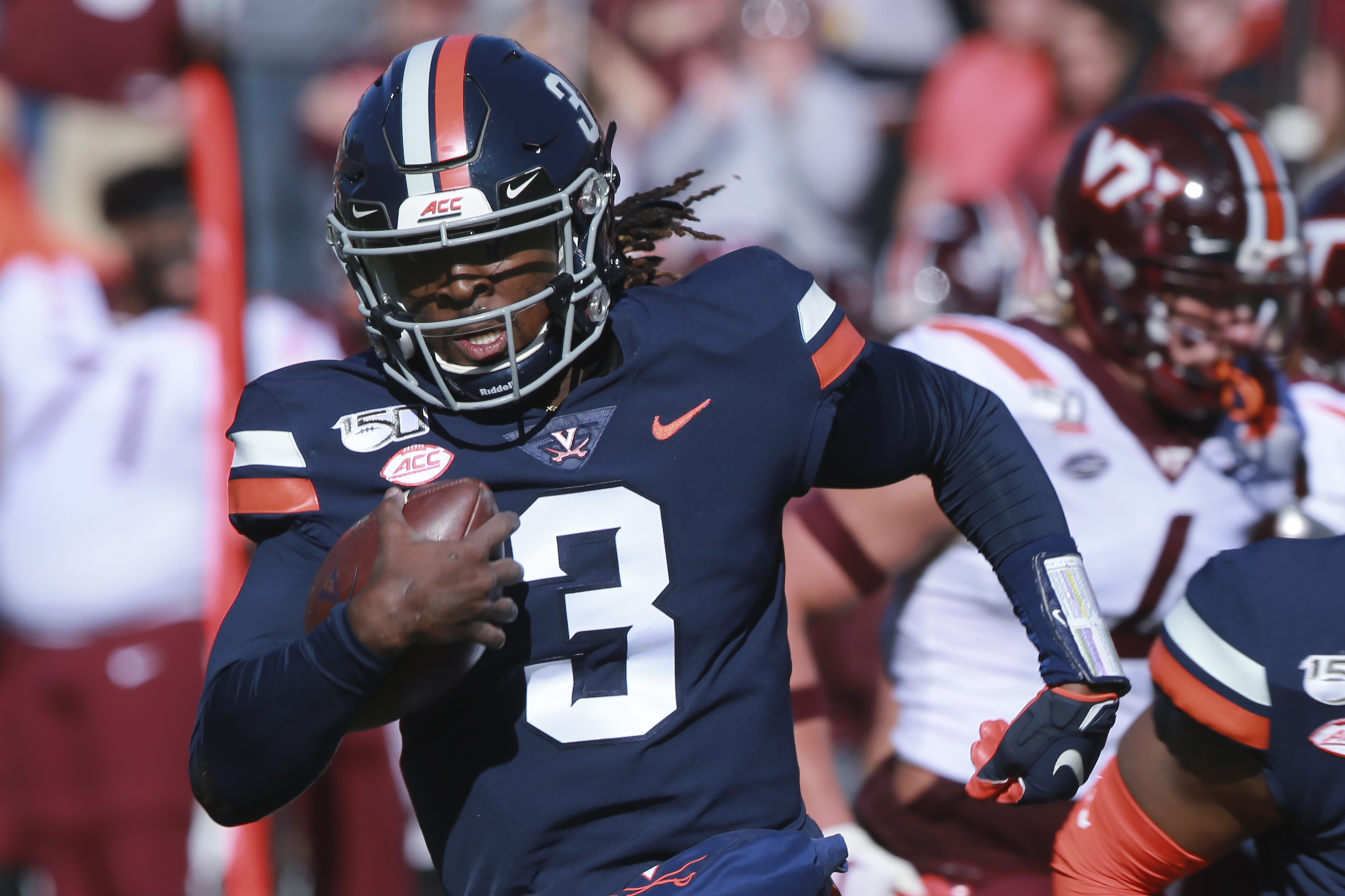 Perkins, late FG lift Virginia past No. 23 Hokies, 39-30