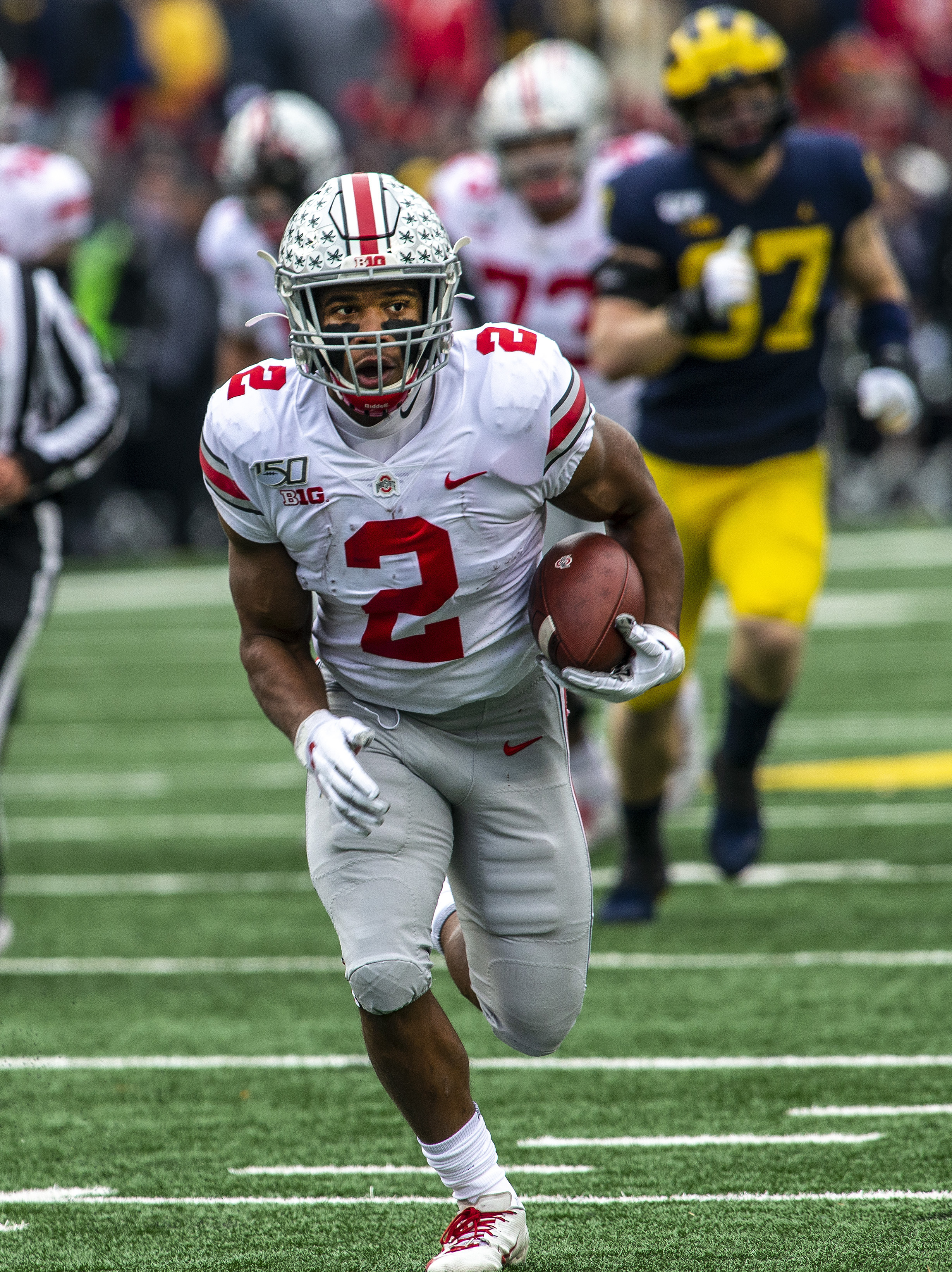 No. 2 Ohio State beats No. 10 Michigan 56-27 for record run
