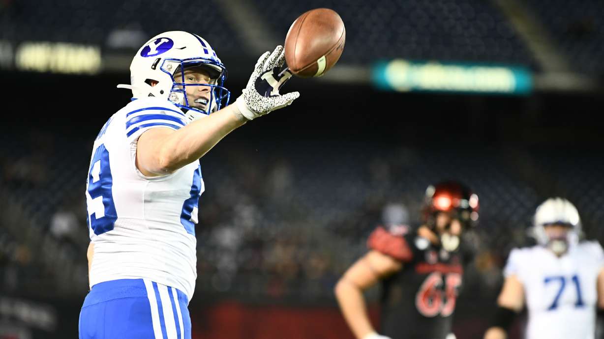 BYU tight end Matt Bushman announces he'll be back for senior season