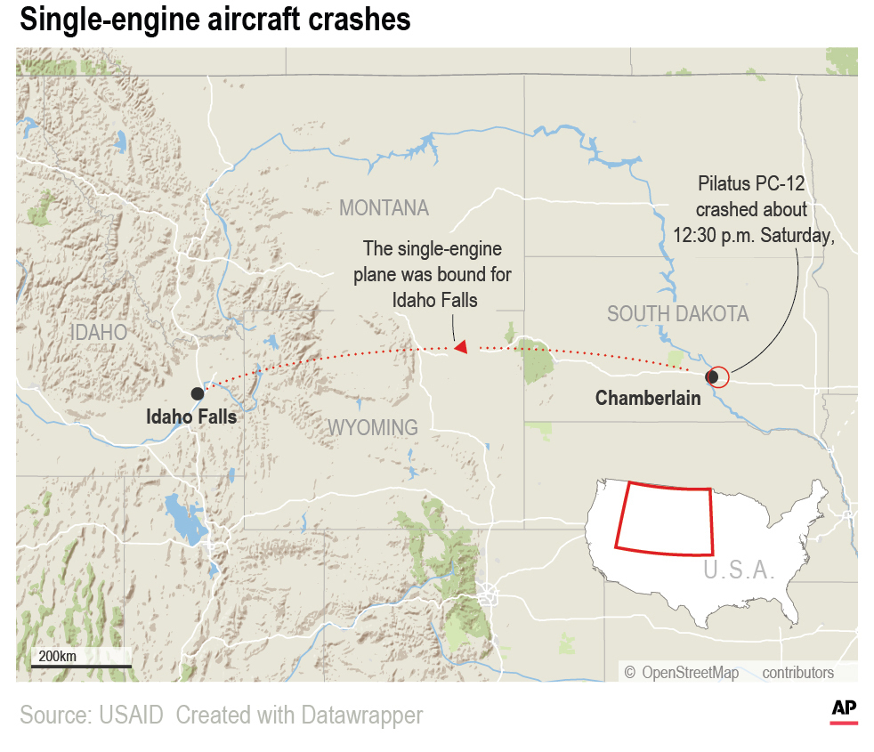 Survivors from South Dakota plane crash in stable condition