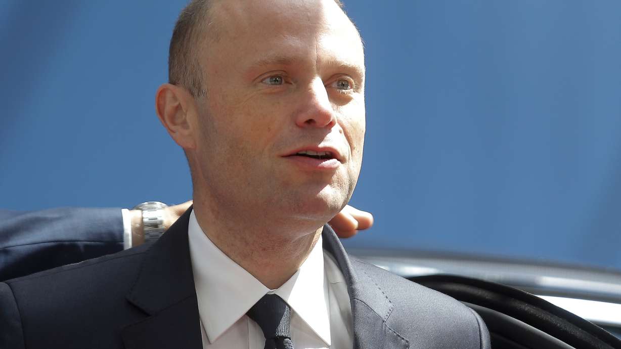 Protesters block Malta’s leader from leaving Parliament