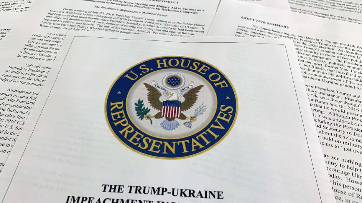 Takeaways from House report on Trump impeachment inquiry
