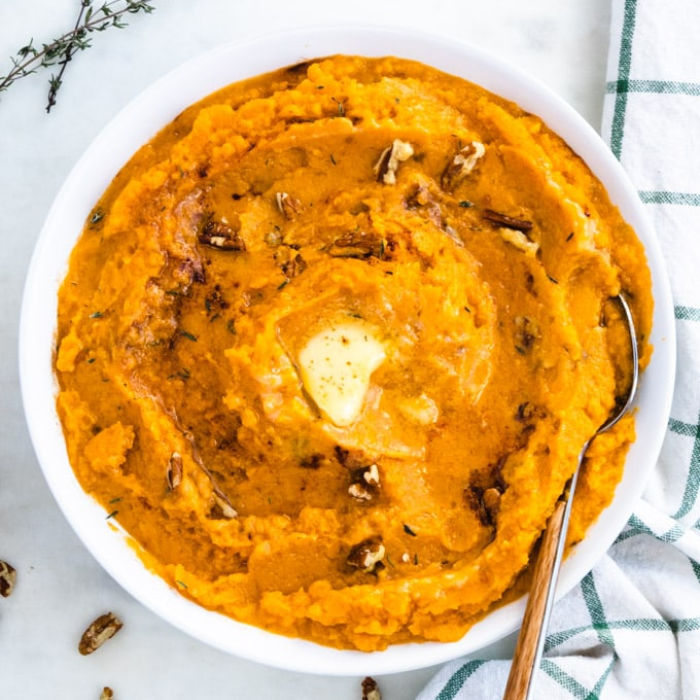 Mashed sweet potatoes (Photo: Maggie Farley)