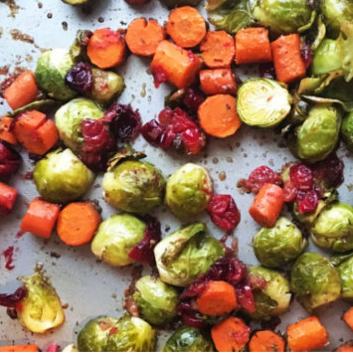 Sheetpan maple balsamic roasted vegetables (Photo: Sarah Schlichter)