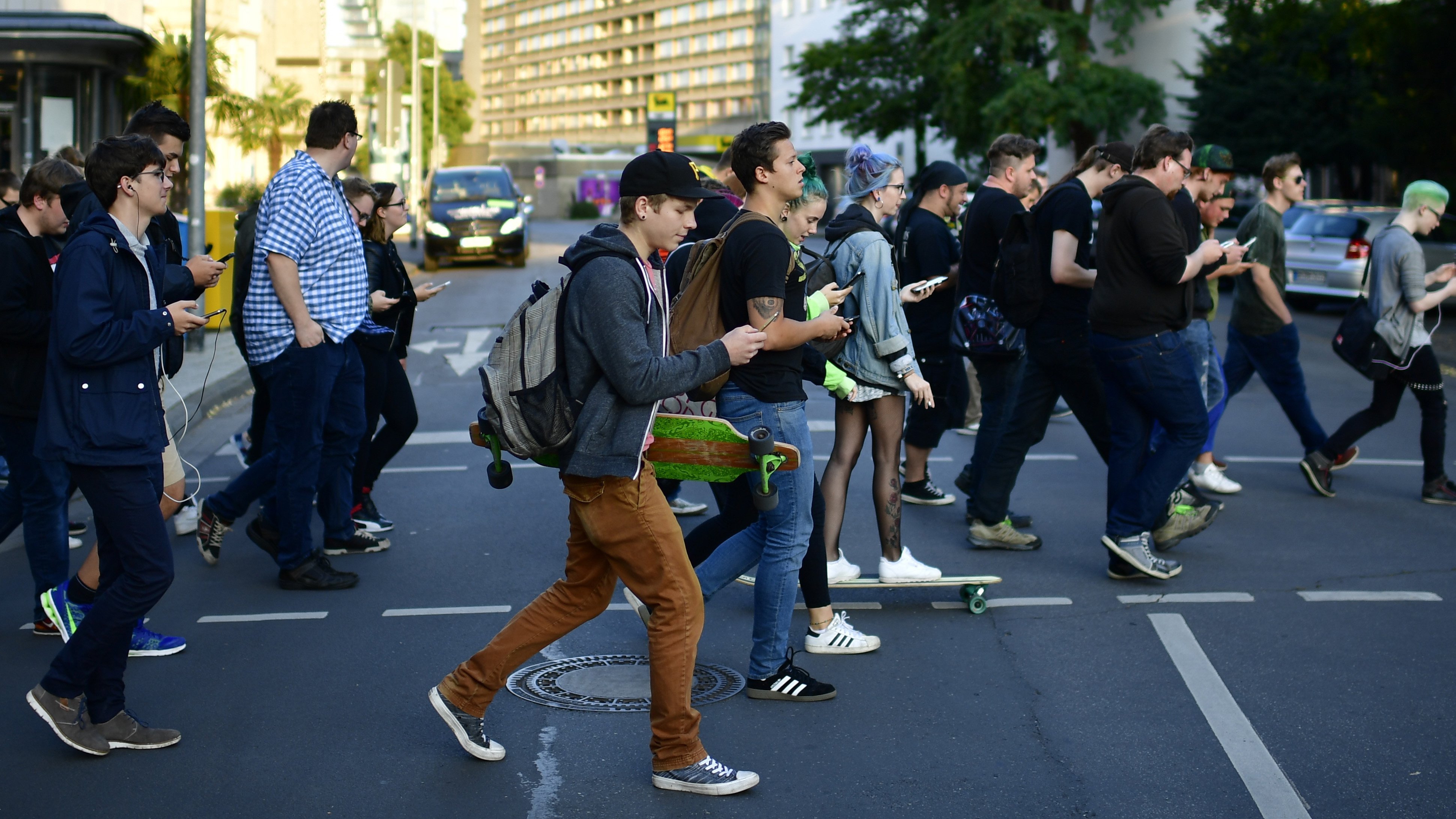 Walking while texting, other cellphone-related injuries are on the rise, especially for the young