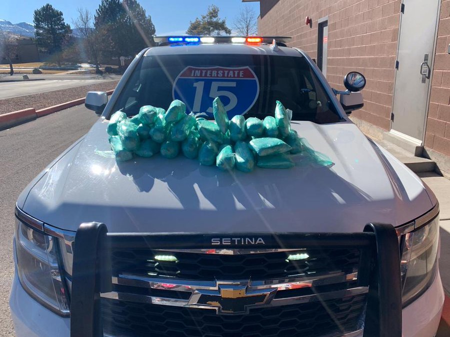 Troopers find 40 pounds of meth, 2 pounds of heroin in I-15 traffic stop near Cedar City