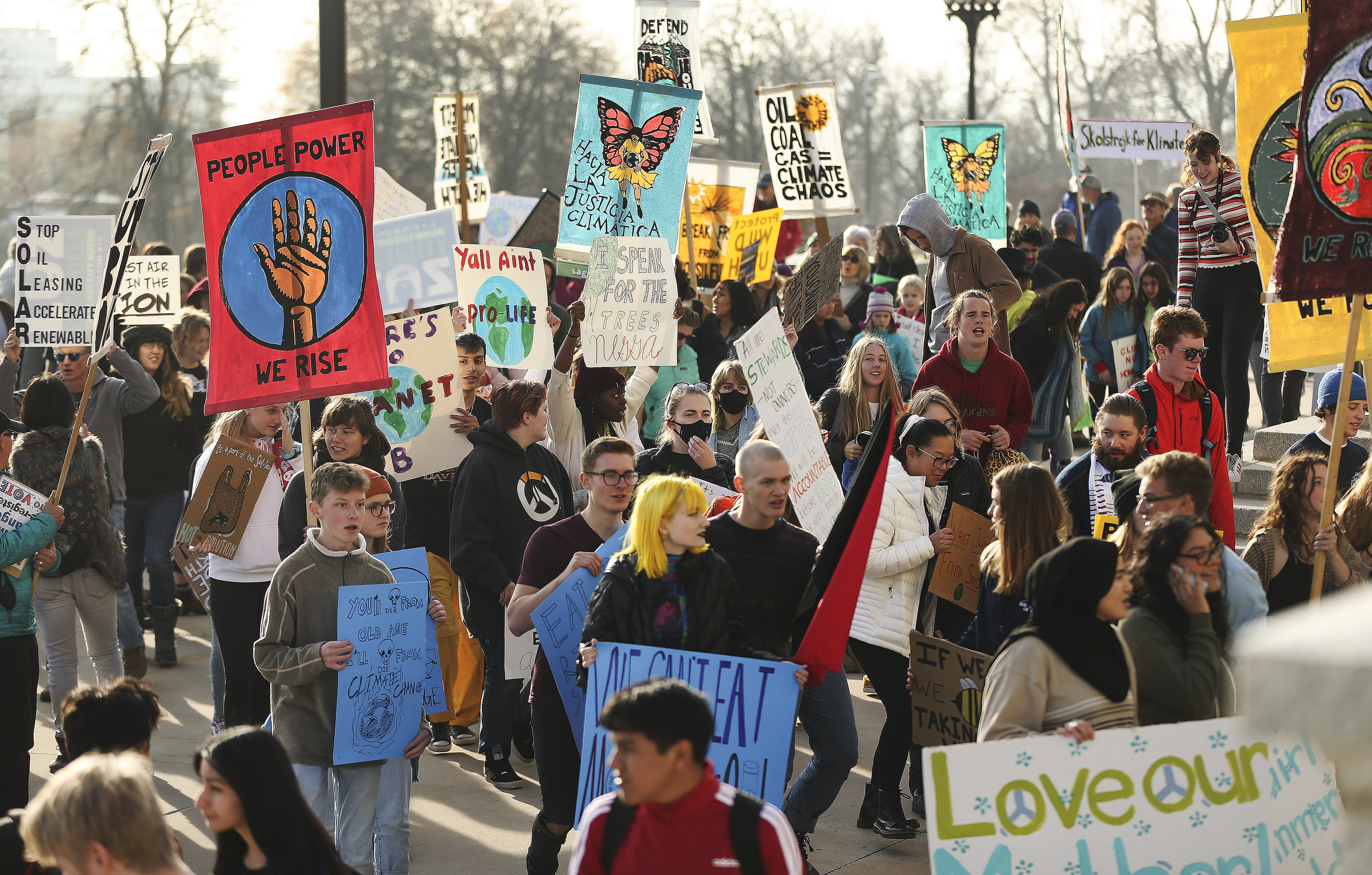 Utah youth lead rally at Capitol over climate change
