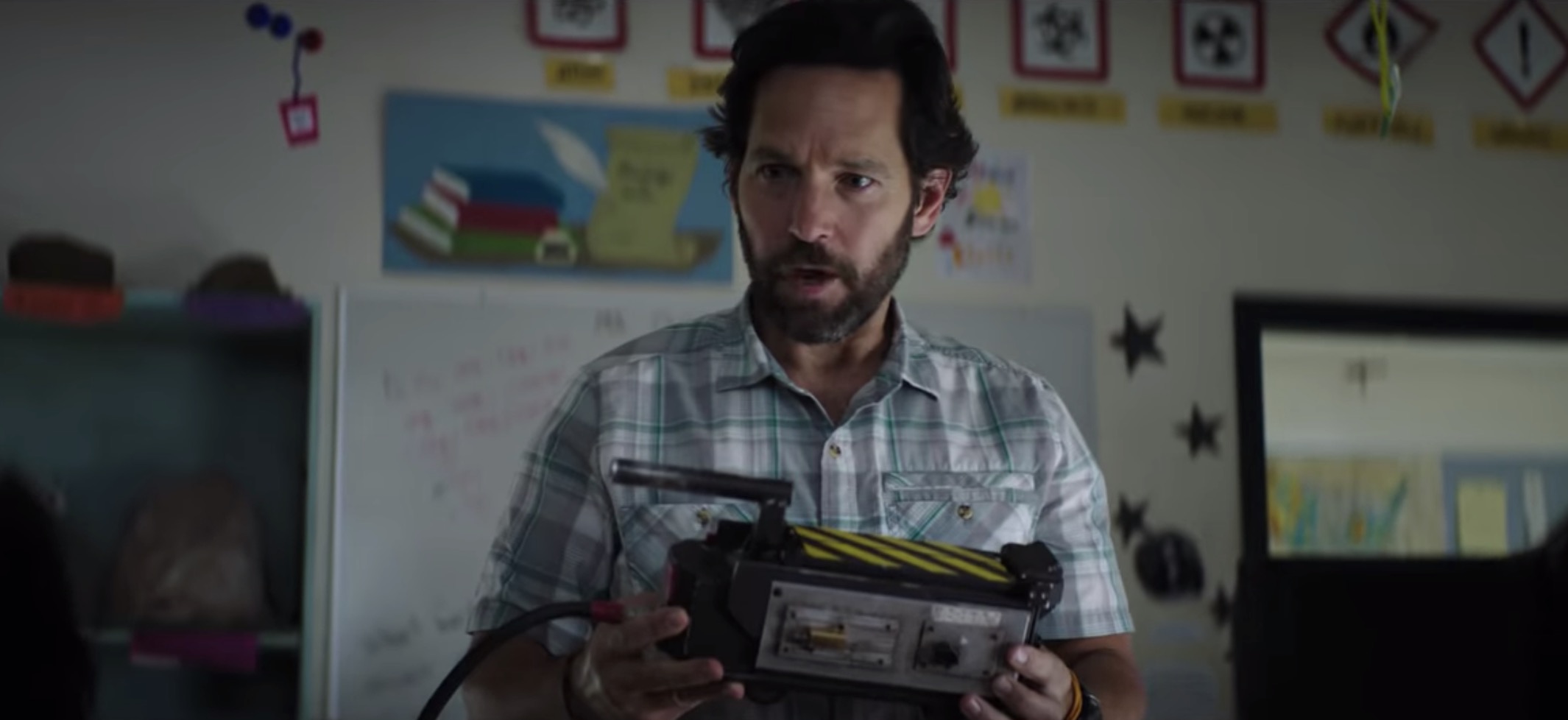 Paul Rudd is shown in a scene from "Ghostbusters: Afterlife," in theaters Friday, Nov. 19, 2021.