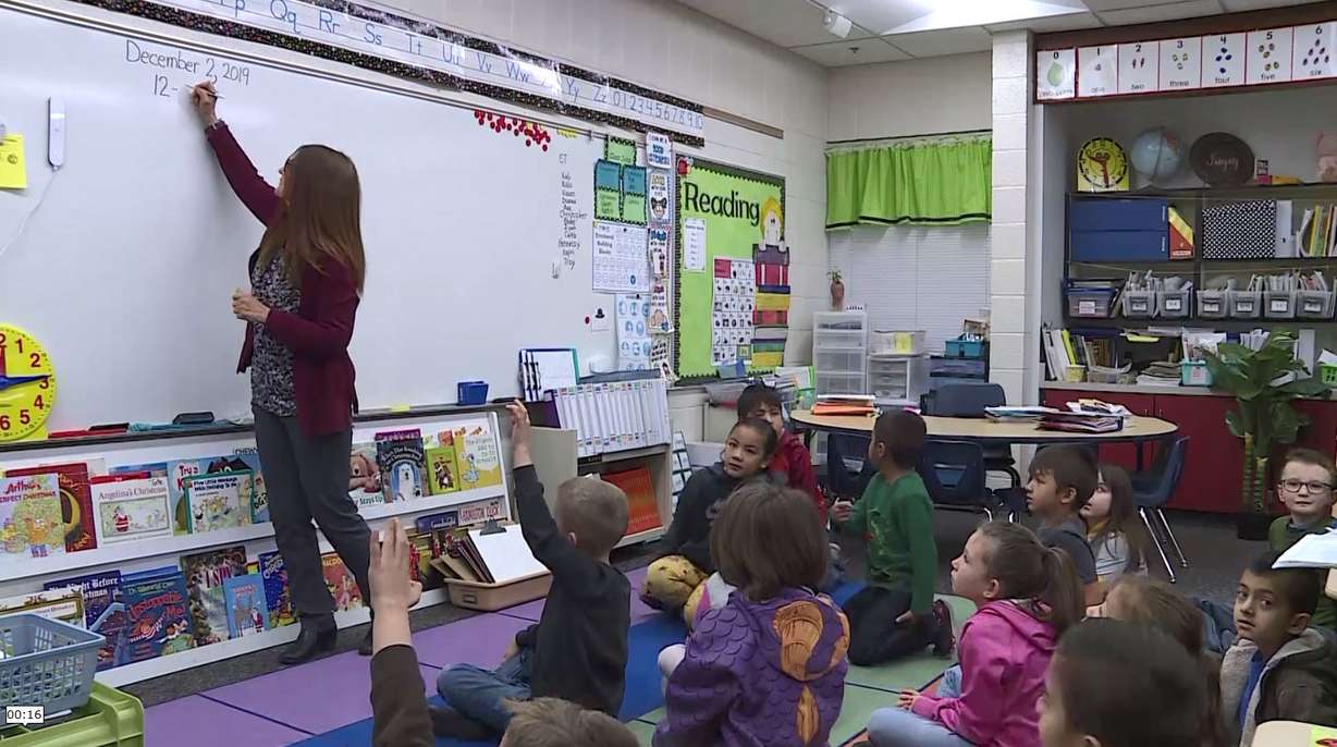 Sunset Elementary became one of the first schools to add a Wellness Center last year. Since then, behavior problems that landed kids in the principal’s office declined 85%. (Photo: KSL TV)