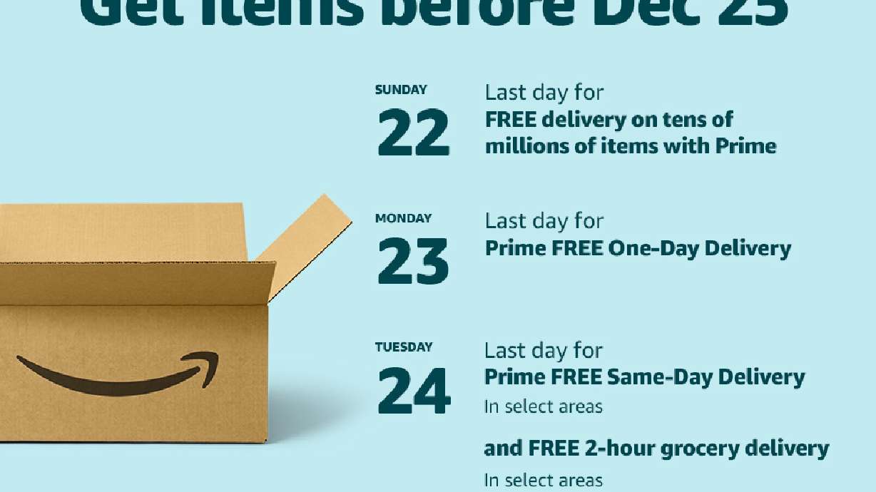 Amazon Prime Members Can Shop Millions of Items with Fast and Free Delivery Until Christmas Eve