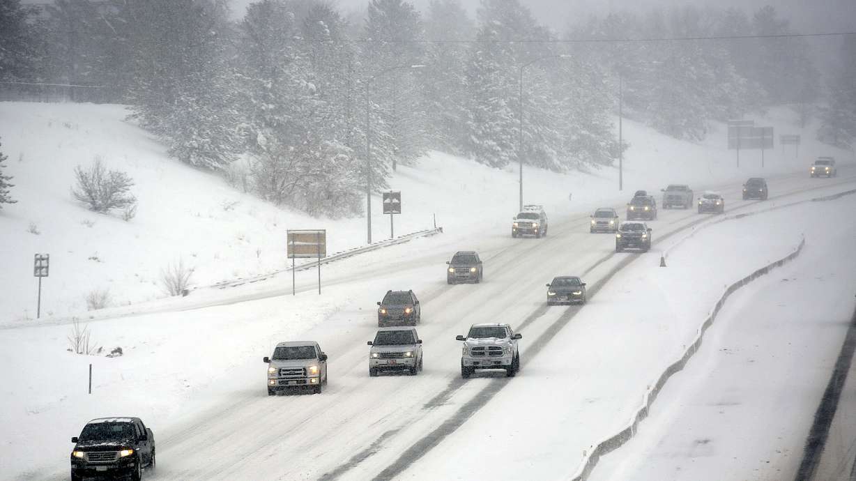 Saturday snow creates difficult drives in Utah