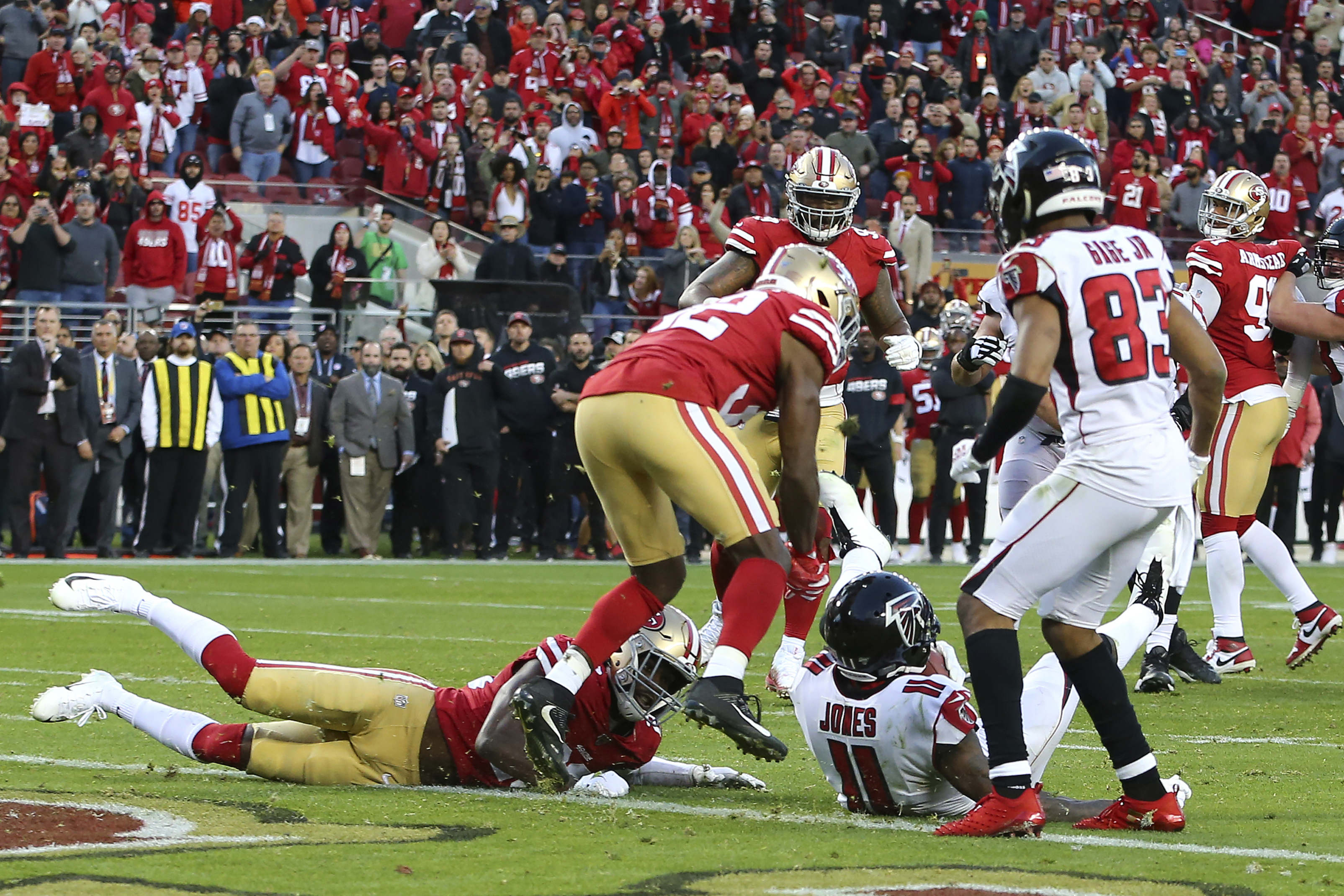 Matt Ryan, Falcons rally in final seconds, stun 49ers 29-22