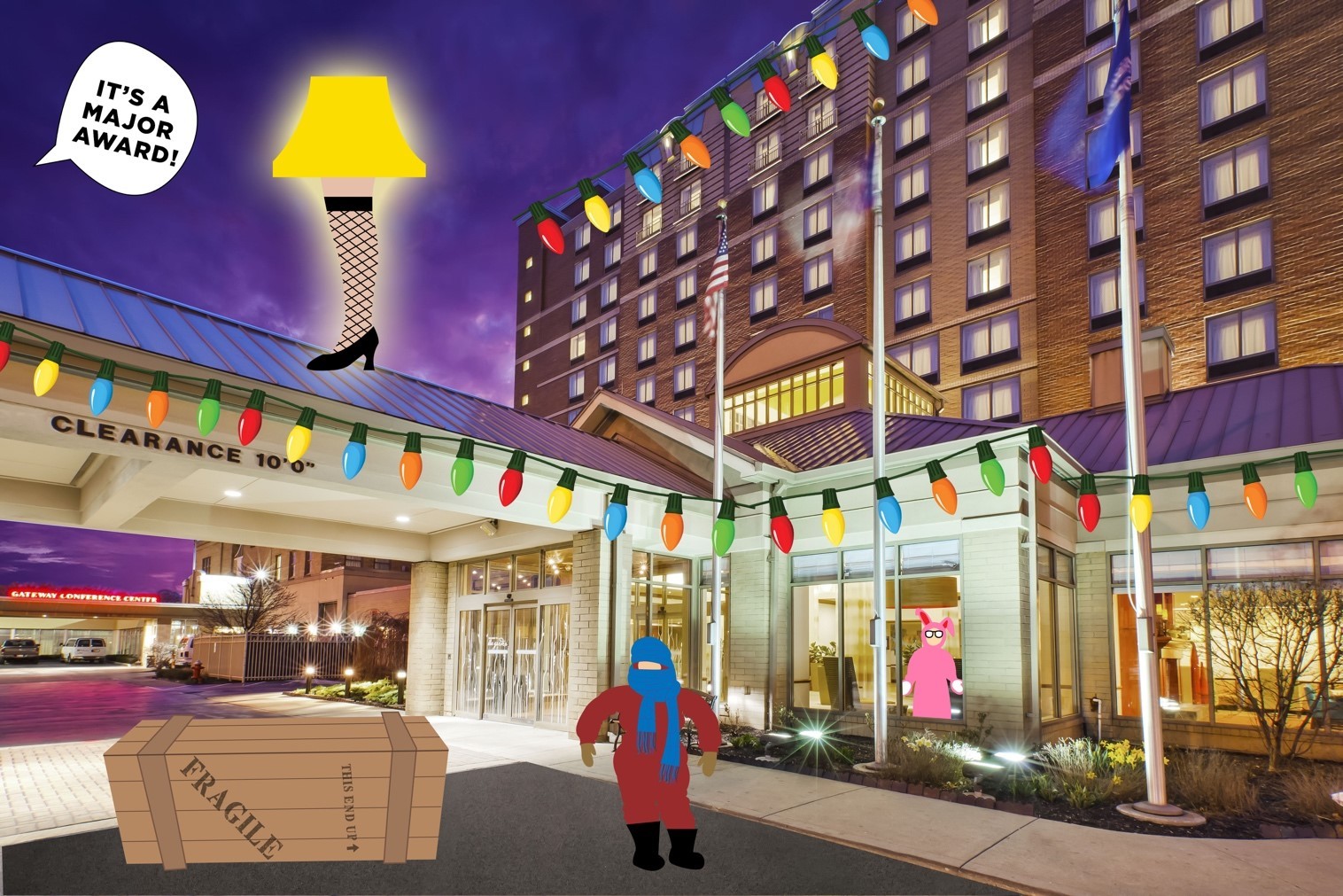 Oh Fudge Yeah! MCR Nabs a “Major Award”: The Hilton Garden Inn Near A Christmas Story’s House