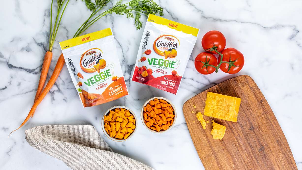 Goldfish crackers launches two new flavors