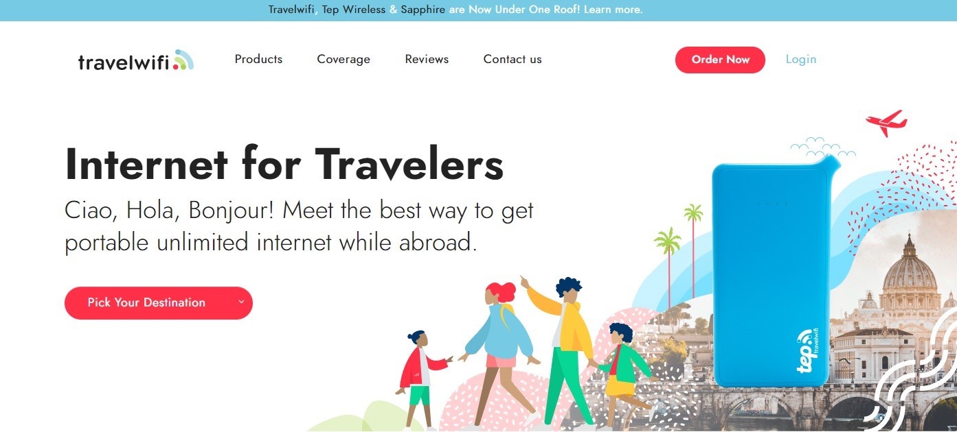 DHI Telecom Merges London-Based TepWireless and Paris-Based TravelWiFi – Creating Travelwifi for Portable 4G LTE Wi-Fi
