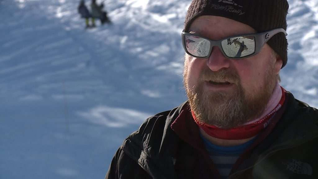 Beaver Mountain Operations Manager Travis Seeholzer. (Photo: Mike Anderson, KSL TV)