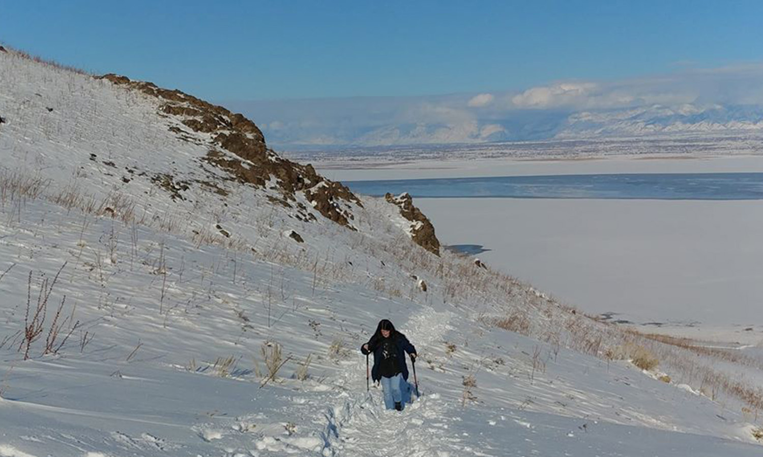 Looking for a winter hike? Try Dooly Knob at Antelope Island