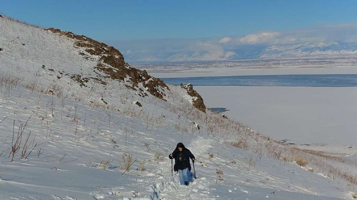 Looking for a winter hike? Try Dooly Knob at Antelope Island