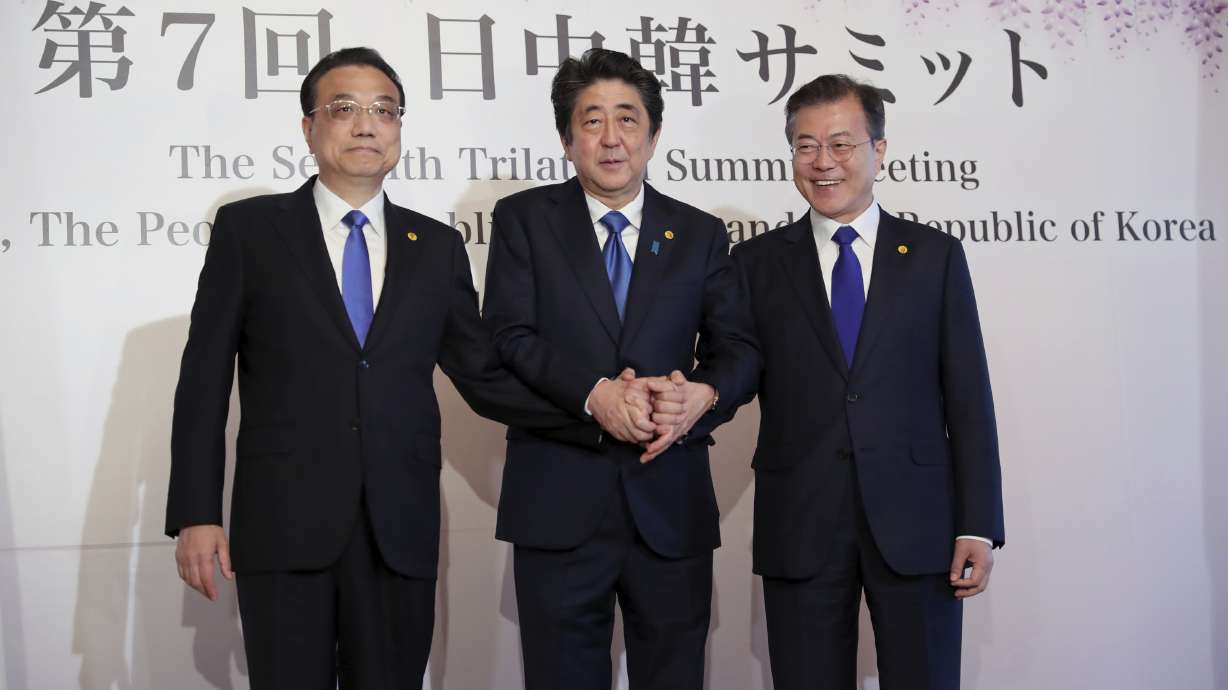 China, South Korea, Japan meet over trade, regional disputes