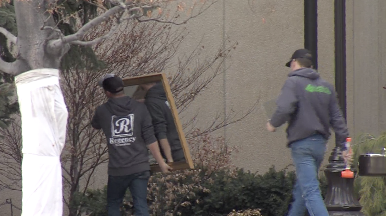 Man charged with 2 felonies in connection with Logan Temple vandalism