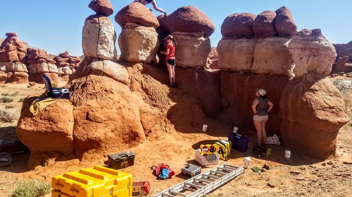 Helicopters might be weakening Utah’s arches and towers, U. study finds