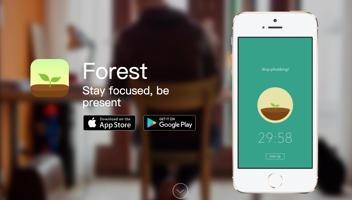 Photo: Screenshot of Forest website