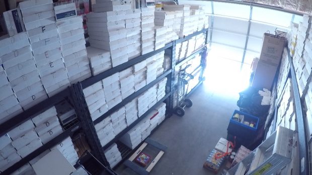 The Jones family has a three-car garage full of baseball cards. (Photo: KSL TV)