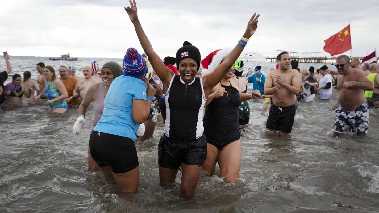 2020 starts on frigid note with polar bear plunges