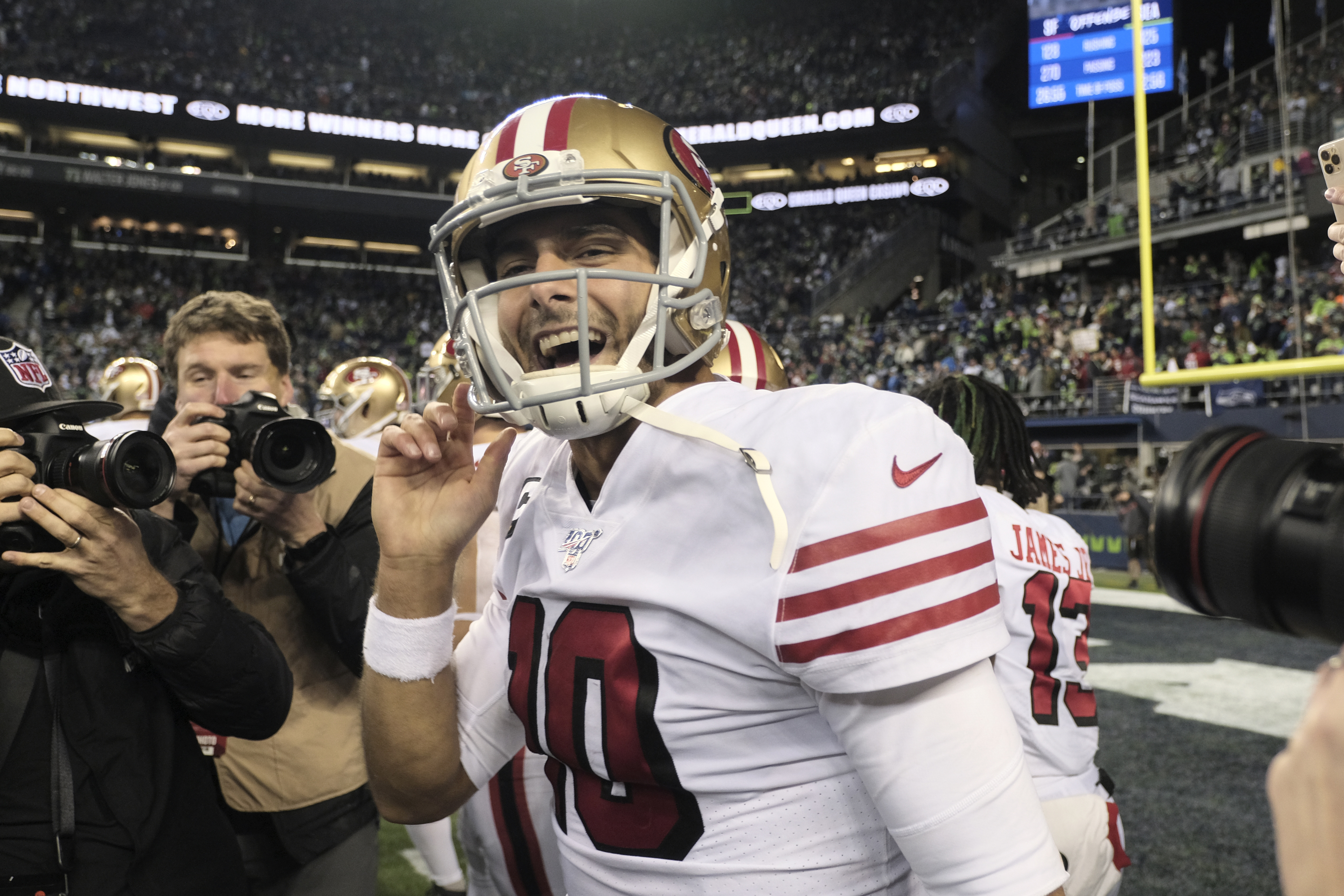 San Francisco roars back into playoffs as NFC's top seed