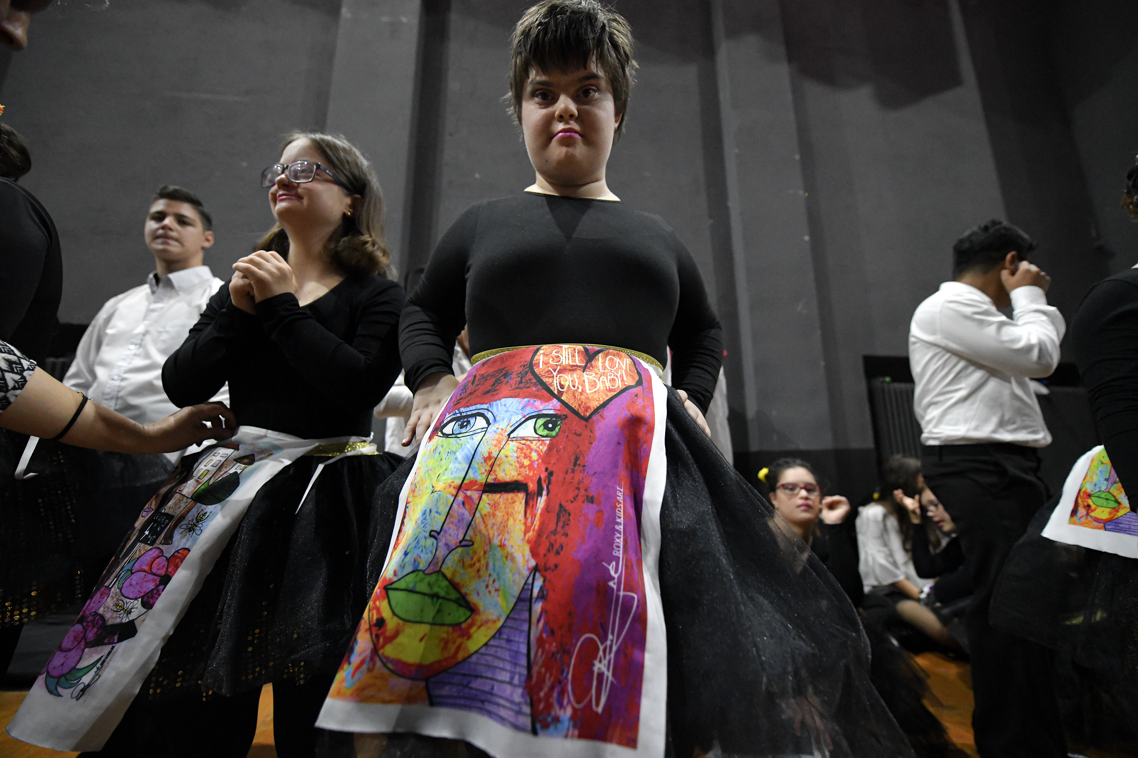 AP Photos: Disabled Romanian children given chance to shine