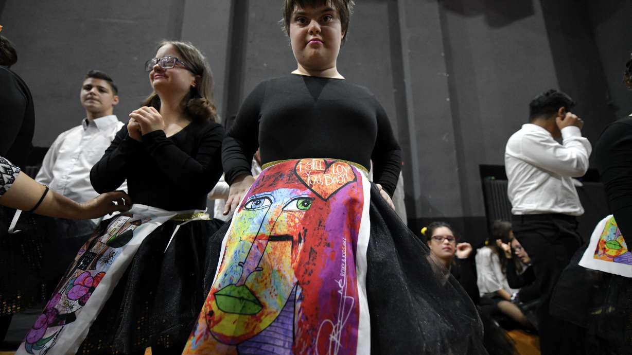 AP Photos: Disabled Romanian children given chance to shine